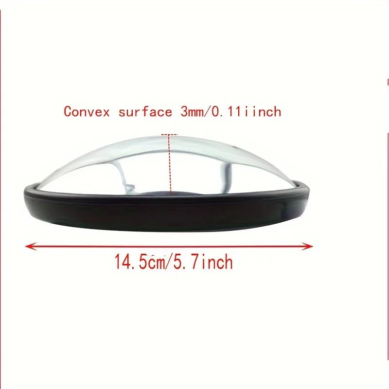 Truck Convex Mirror with Rod - Round Auxiliary Reversing Mirror