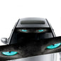 3D Car Windshield Stickers - Ghost & Wolf Eyes Pattern Decals