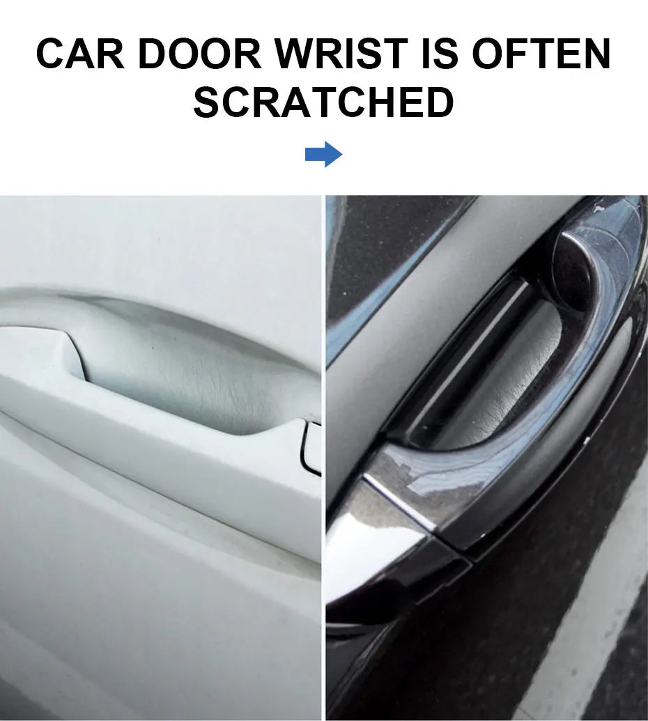 Car Door Handle Protection Stickers - 8PCS Transparent Anti-Scratch Guards