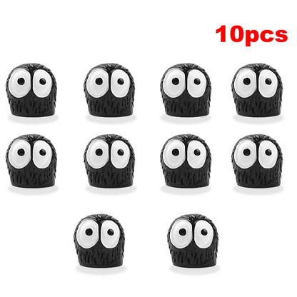 Cute Black Elf Car Interior Decoration Set - Rearview Mirror Ornaments
