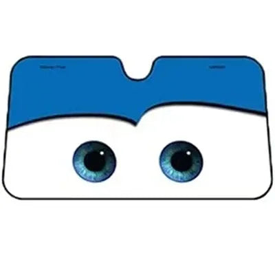Car Windshield Sunshade with Eyes Design - Solar Protection Sun Visor