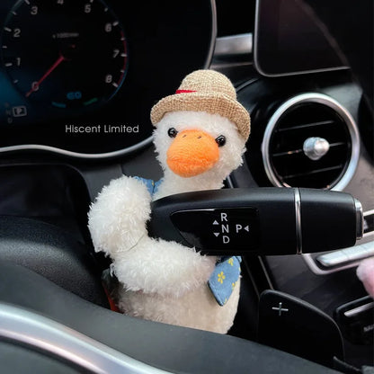 Plush Puppy Car Wiper Decoration - Kawaii Bowknot Dog Ornament