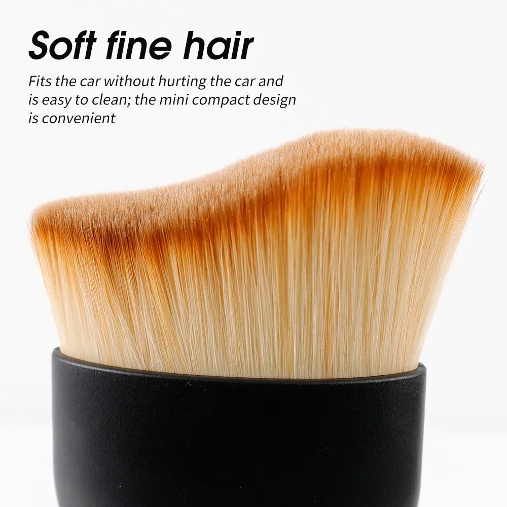Car Vent Cleaning Brush with Casing - Soft Interior Detailing Tool