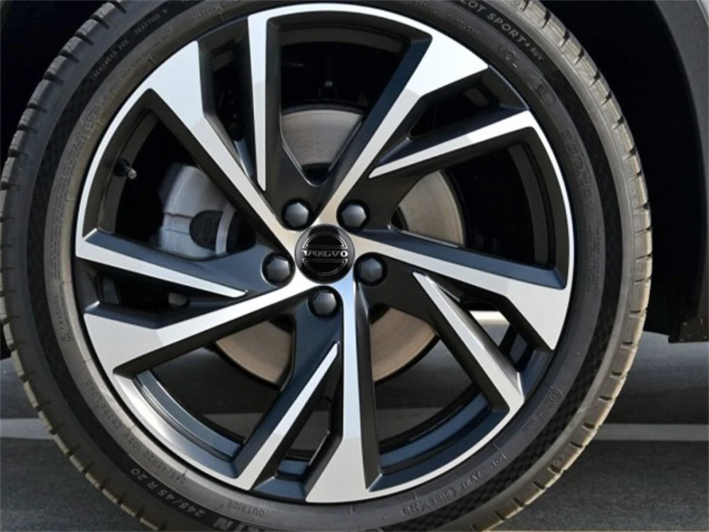 Volvo Wheel Center Stickers 56mm - Hub Cap Decals for R-Design Models