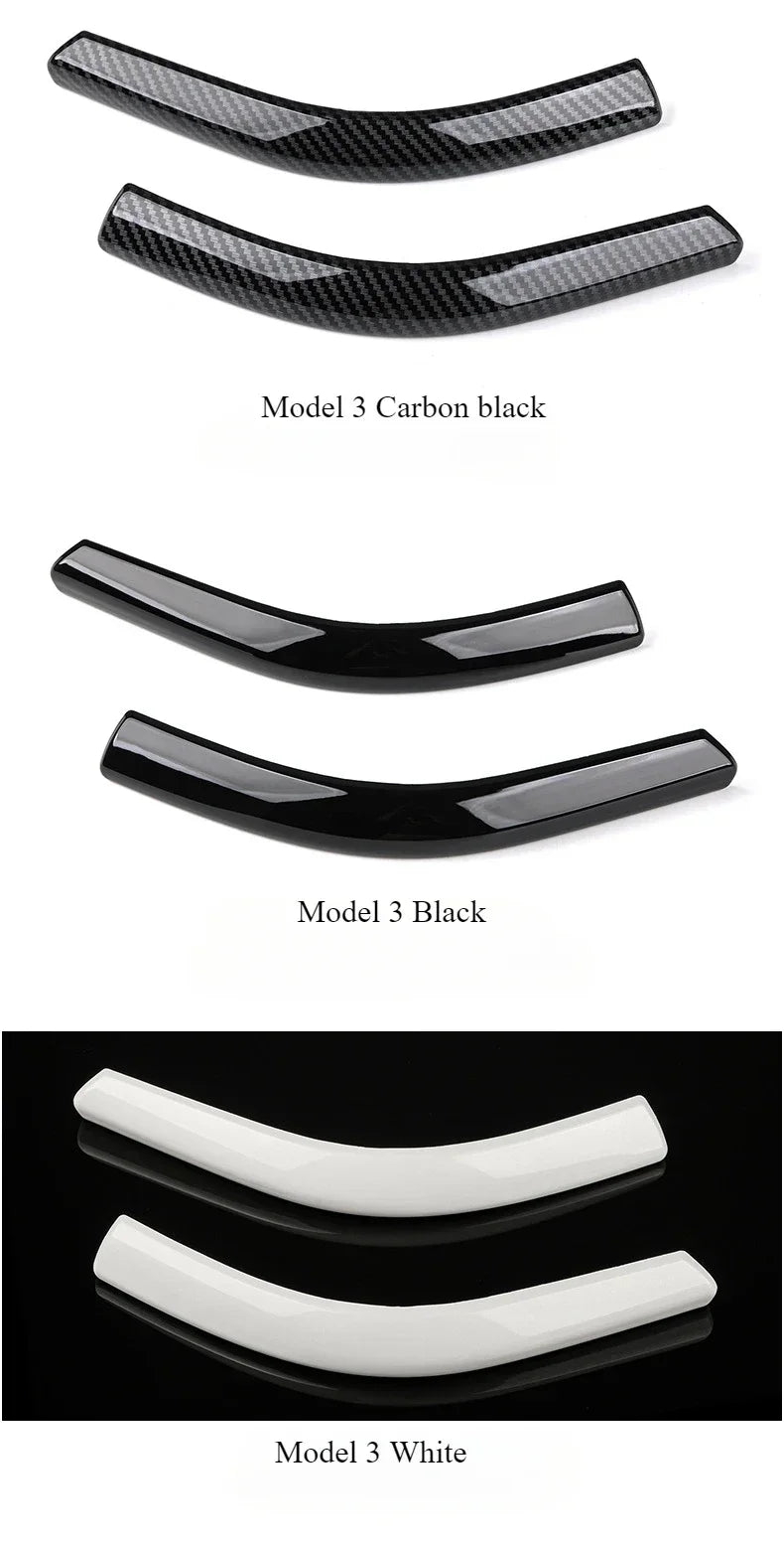 Tesla Model Y 3 Rearview Mirror Anti-Collision Strips - ABS Trim Cover