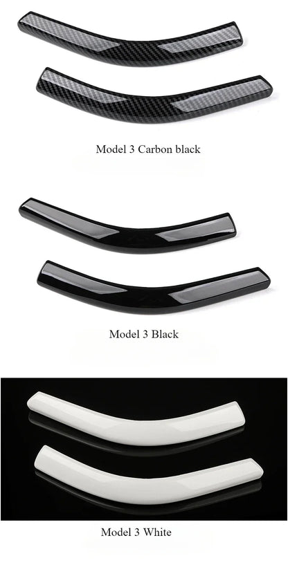 Tesla Model Y 3 Rearview Mirror Anti-Collision Strips - ABS Trim Cover