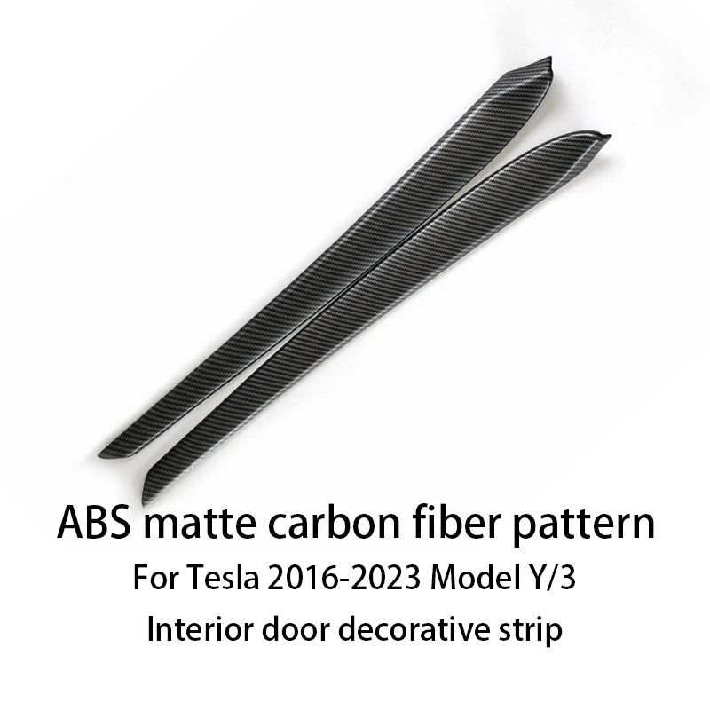 Tesla Model 3 Y Dashboard Trim Strip - Carbon Fiber ABS ABS matte carbon
