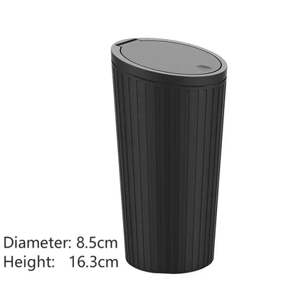 Car Trash Bin Mini - Auto Interior Garbage Container Storage Box
