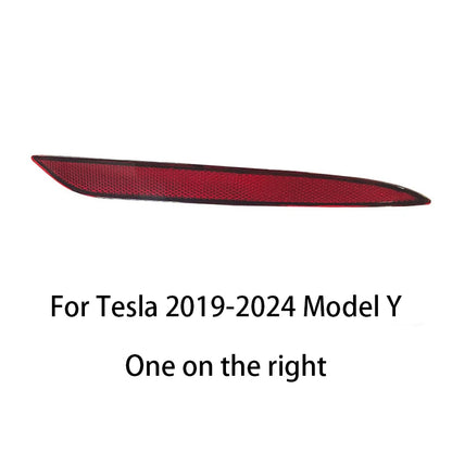 Tesla Model 3/Y/X/S Rear Bumper Reflector - Red Lens Light Cover Model Y Right 1