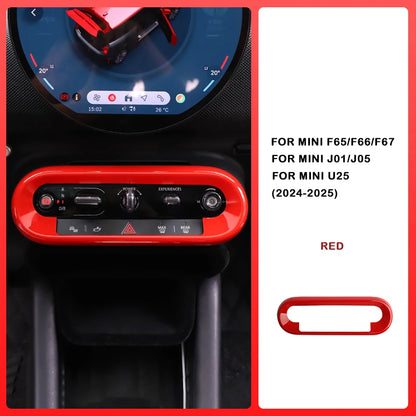 Car Central Control Button Frame Sticker - Mini Countryman 2024-2025