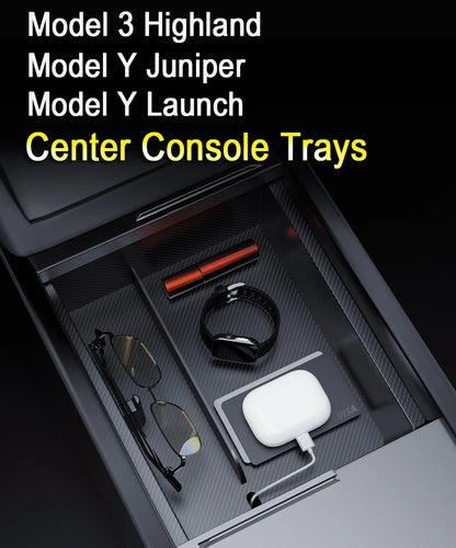 Tesla Model Y Juniper Model 3 Console Organizer - Storage Tray