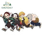 EARLFAMILY Anime Running Chibi Car Stickers - Kamado Nezuko Decal
