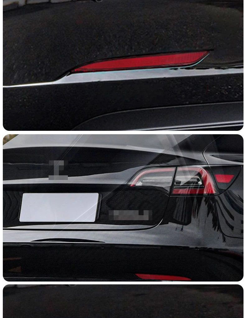 Tesla Model 3/Y/X/S Rear Bumper Reflector - Red Lens Light Cover