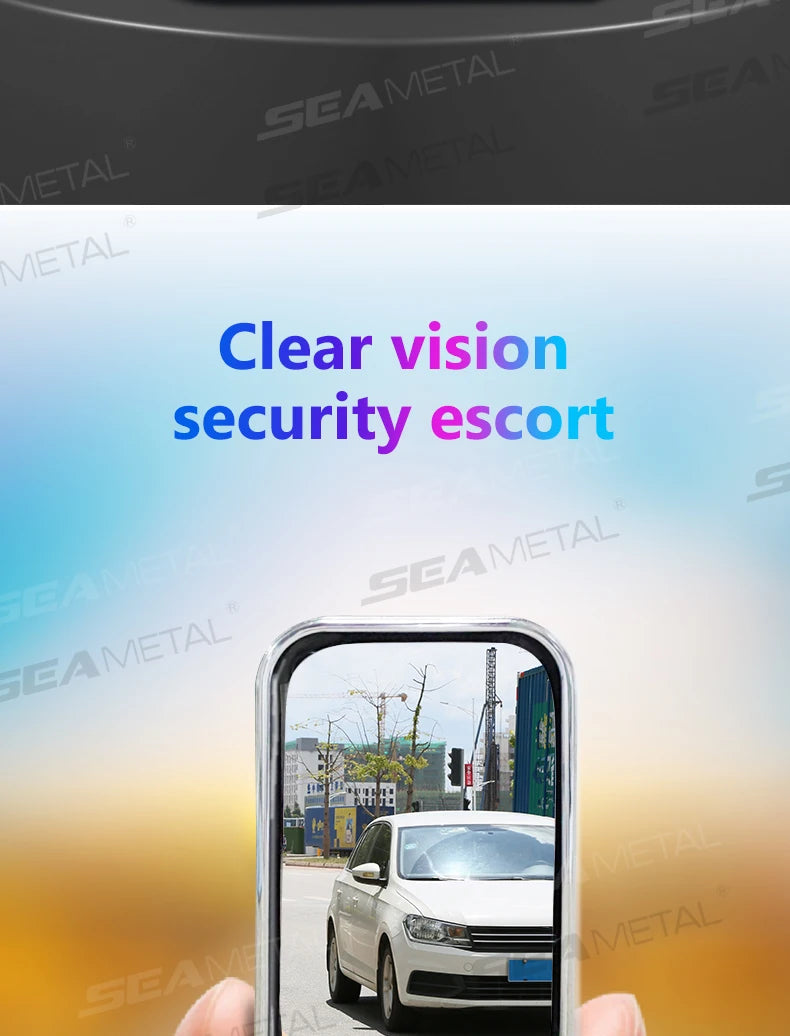 Car Convex Blind Spot Mirrors - Wide Angle 2pcs Set