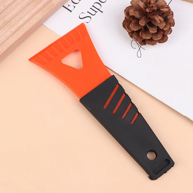 Mini Plastic Ice Scraper - Car Windshield Frost Removal Tool