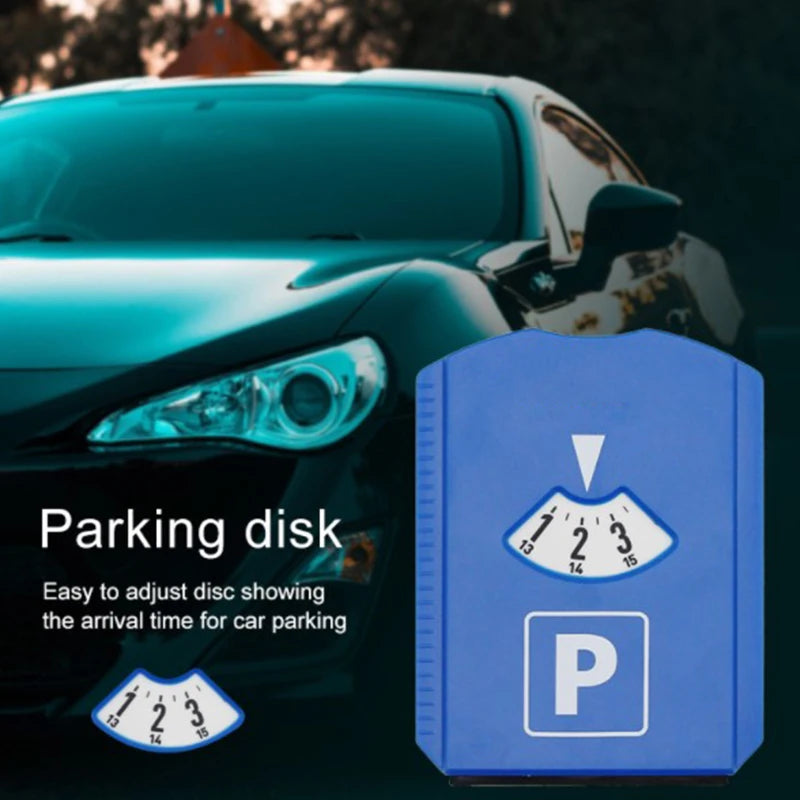 Car Parking Timer Ice Scraper - Windshield Snow Shovel with Time Display