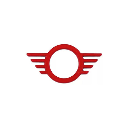3D Metal Car Door Lock Pin Wing Emblem Badge - Mini Cooper