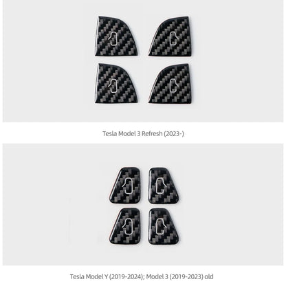 Tesla Model Y Juniper Model 3 Highland Carbon Door Switch Trim