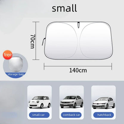 Car Windshield Sun Shade Cover - UV Protection for Car Truck SUV