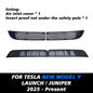 Tesla Model Y Bumper Grille Cover 2020-2025 Anti Insect Dust Protection Kit