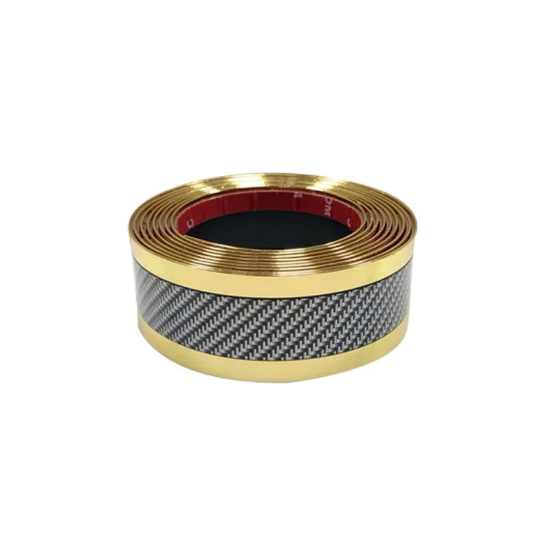 Car Door Sill Protector - Anti-Scratch Threshold Strip Carbon Fiber