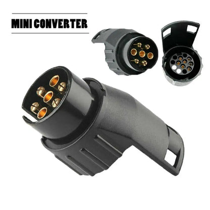 7 Pin to 13 Pin Trailer Adapter Waterproof Towbar Connector