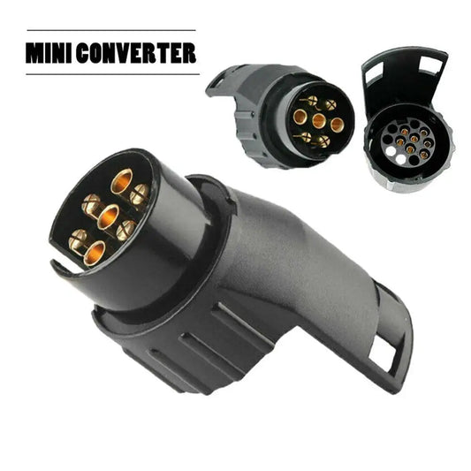 7 Pin to 13 Pin Trailer Adapter Waterproof Towbar Connector
