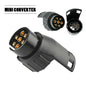 7 Pin to 13 Pin Trailer Adapter Waterproof Towbar Connector