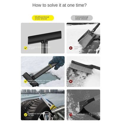 Ice Breaker Car Scraper - Multi-Function Snow Remover Brush Shovel