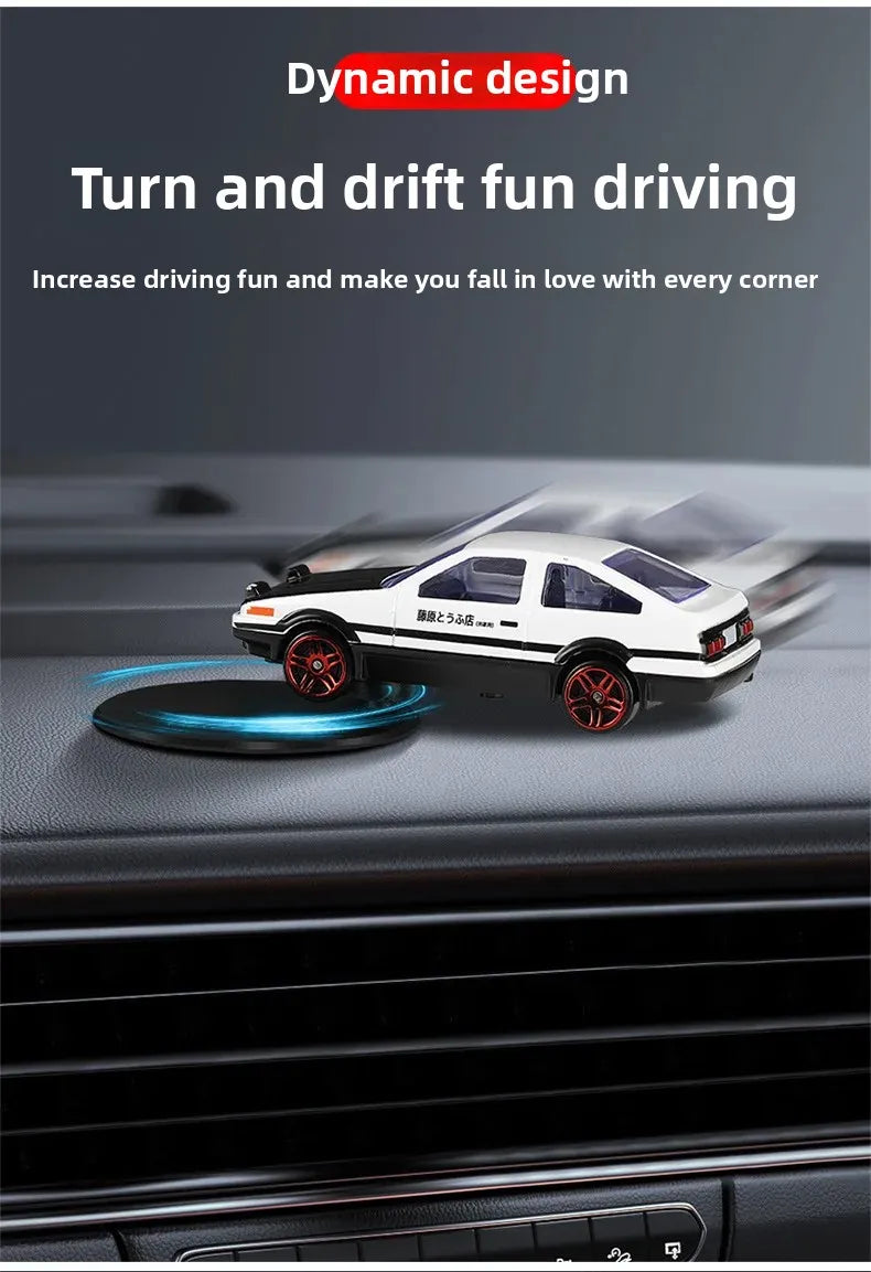 Car Drift Tail Swing Rotating Ornament - Center Console Decoration