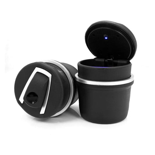 Universal LED Car Ashtray - Automatic Portable Cigarette Ash Holder