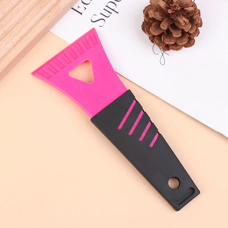 Mini Plastic Ice Scraper - Car Windshield Frost Removal Tool