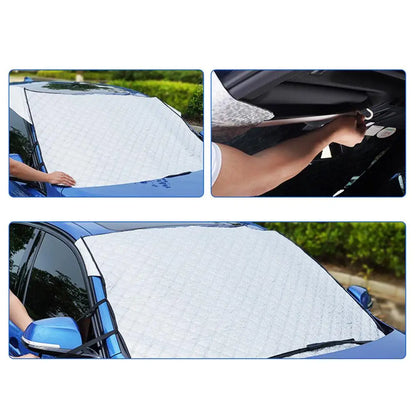 Universal Car Windshield Cover - Snow Ice Sun Protection Shield 150x70cm