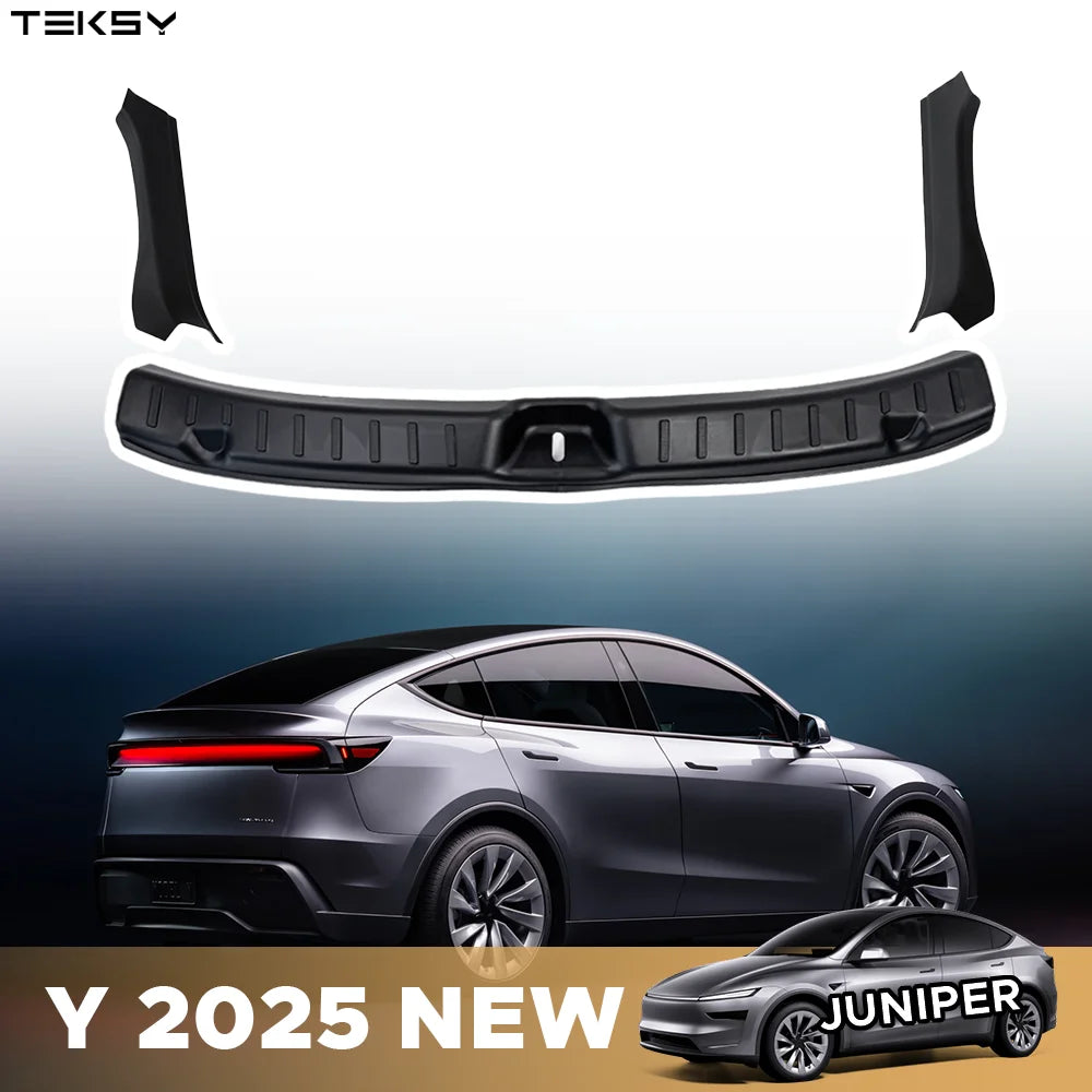 Tesla Model Y Juniper 2025+ Trunk Threshold Strip - TPE Anti-Scratch Protection Lid Cover