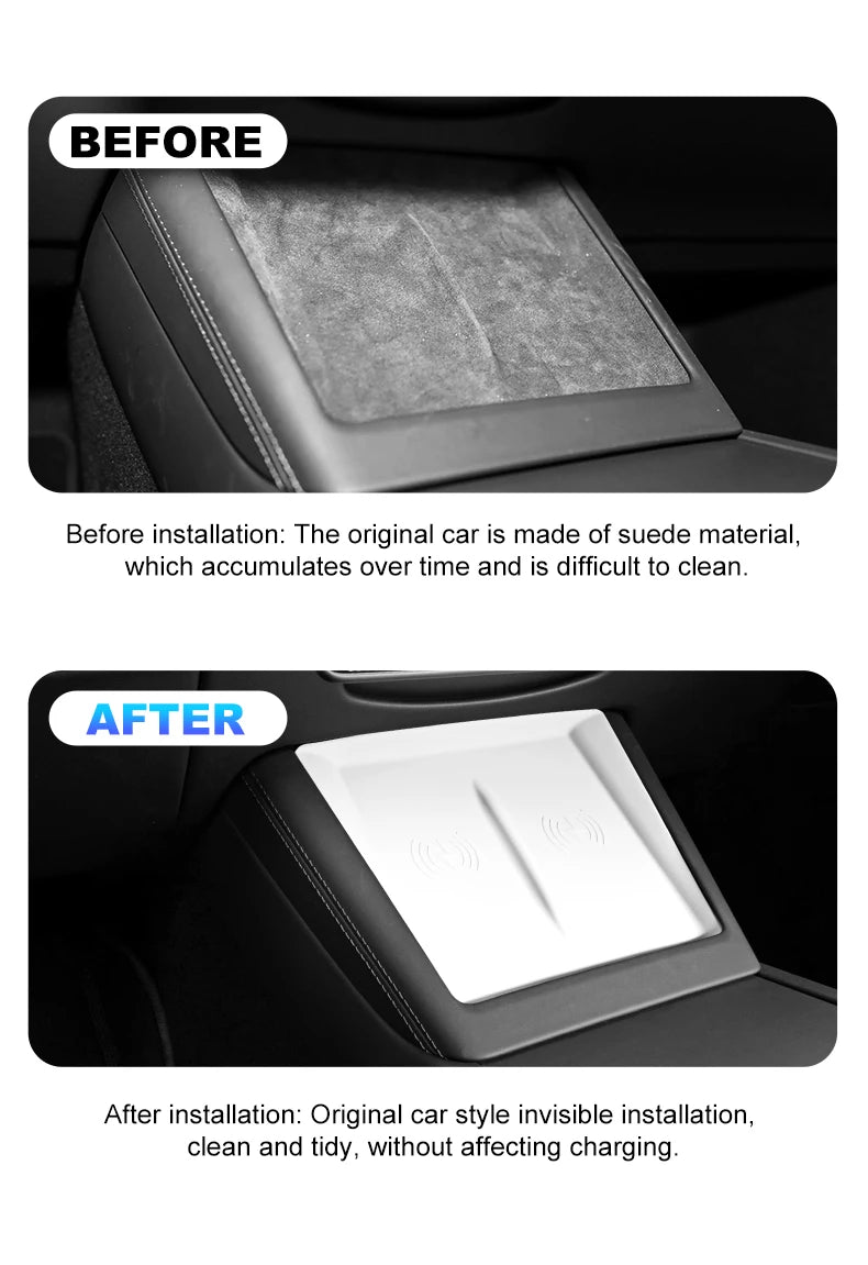 Tesla Model 3 Highland Wireless Charging Pad - Silicone Mat