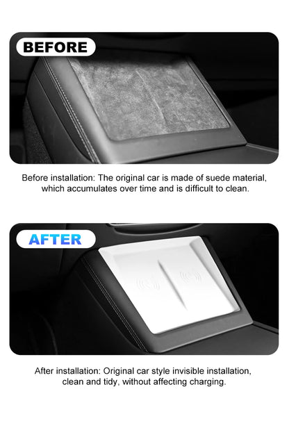 Tesla Model 3 Highland Wireless Charging Pad - Silicone Mat