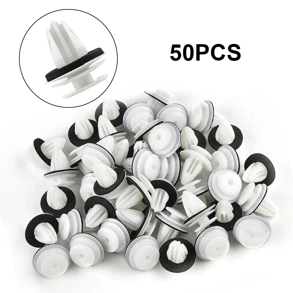 BMW Door Panel Clips 50PCS - Fastener Rivets with Seal Ring for E34 E36 E38 E39 E46