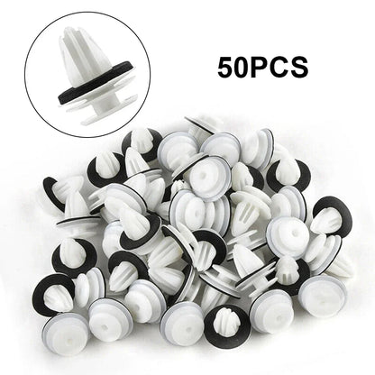 BMW Door Panel Clips 50PCS - Fastener Rivets with Seal Ring for E34 E36 E38 E39 E46