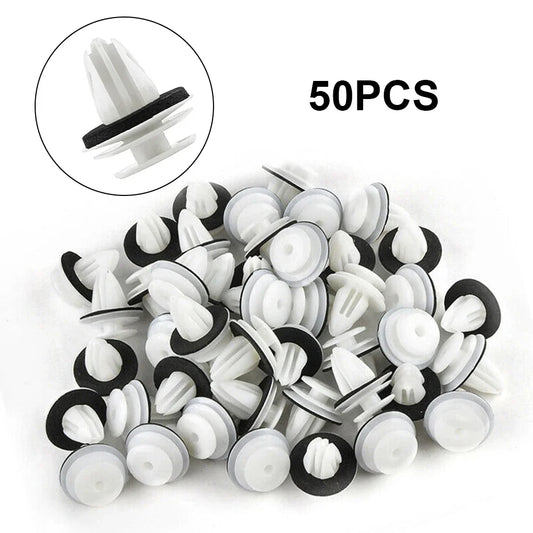 BMW Door Panel Clips 50PCS - Fastener Rivets with Seal Ring for E34 E36 E38 E39 E46