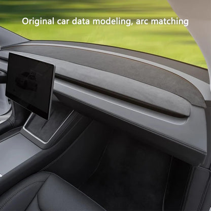 Tesla Model Y Juniper & Model 3 Highland Suede Dashboard Cover - Anti-UV Protection