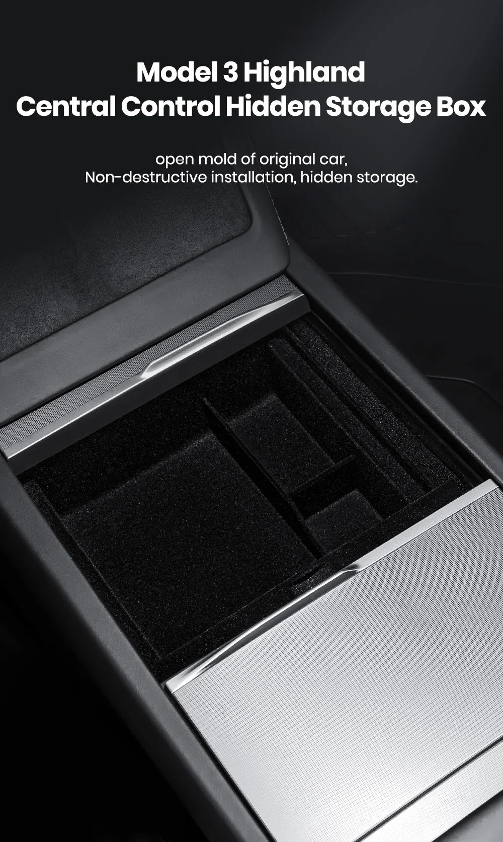 Tesla Model 3 Highland 2024 & Model Y Juniper 2025 Storage Box Set