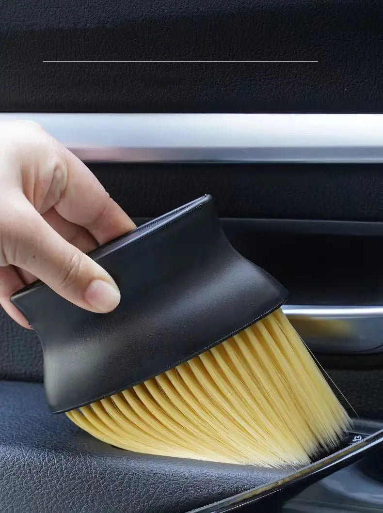 Car Interior Cleaning Brush - Soft Dust Brush for Air Vents & Gaps
