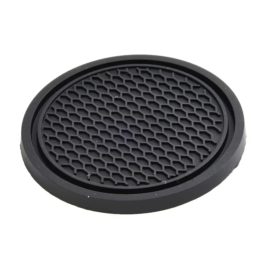 Premium Car Cup Holder Coasters 2-Pack - Anti-Slip Silicone Insert Pads for Vehicle Interior Protection