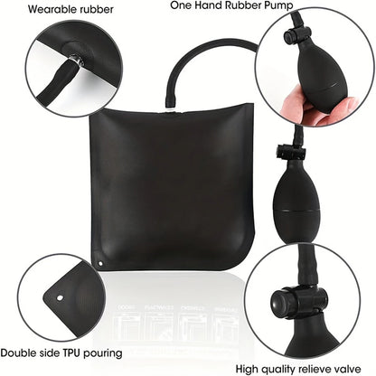 Air Wedge Bag 3-Piece Set - Commercial Grade Inflatable Leveling Kit