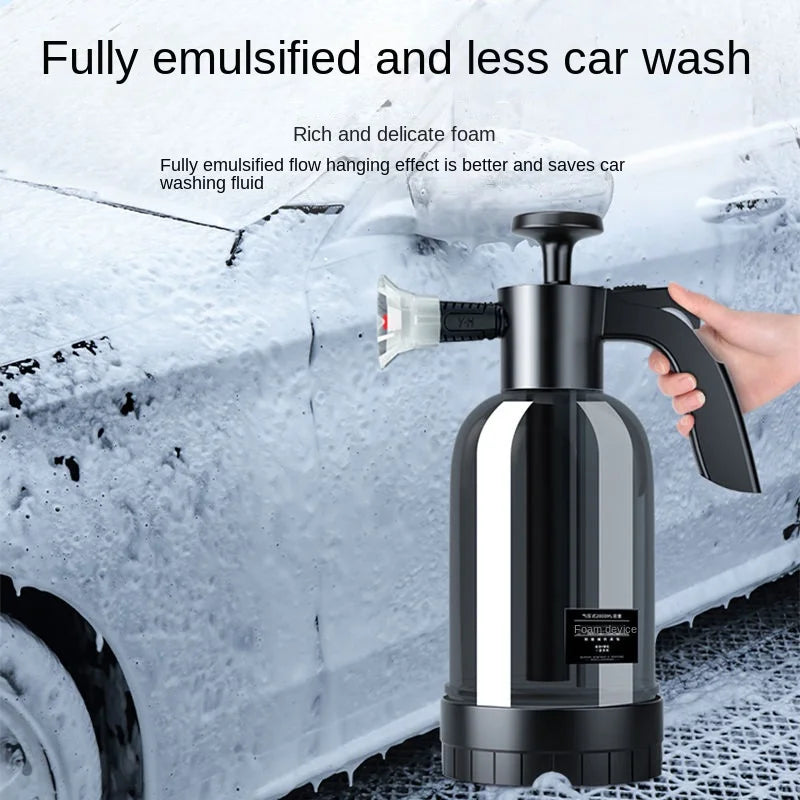 2L Foam Sprayer Car Wash - Hand Pump Snow Foam Cannon