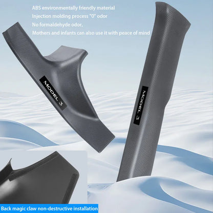 Tesla Model 3/Y Door Sill Protector - Anti-Kick Threshold Strip Guard