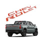 Chevrolet Silverado Tailgate Letters - 3D ABS Inserts 2019-2022