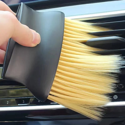 Car Interior Cleaning Brush - Soft Dust Brush for Air Vents & Gaps
