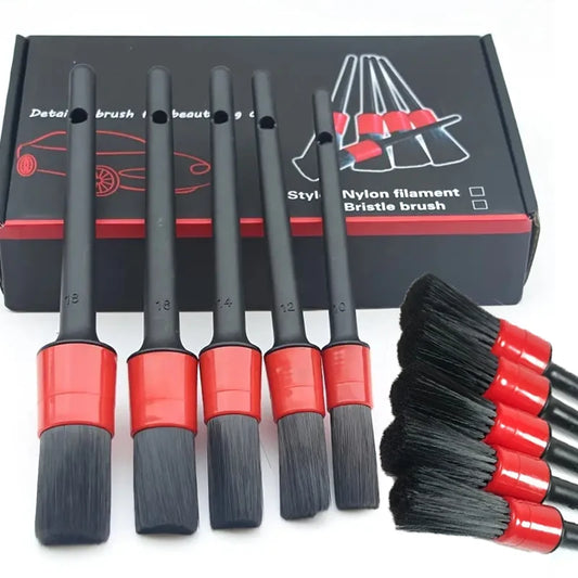 Car Detailing Brush Set - Professional Car Cleaning Brushes for Dashboard Air Outlet Wheel