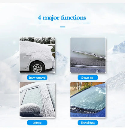 Car Snow Shovel & Ice Scraper - Windshield Snow Removal Tool 2PCS Set